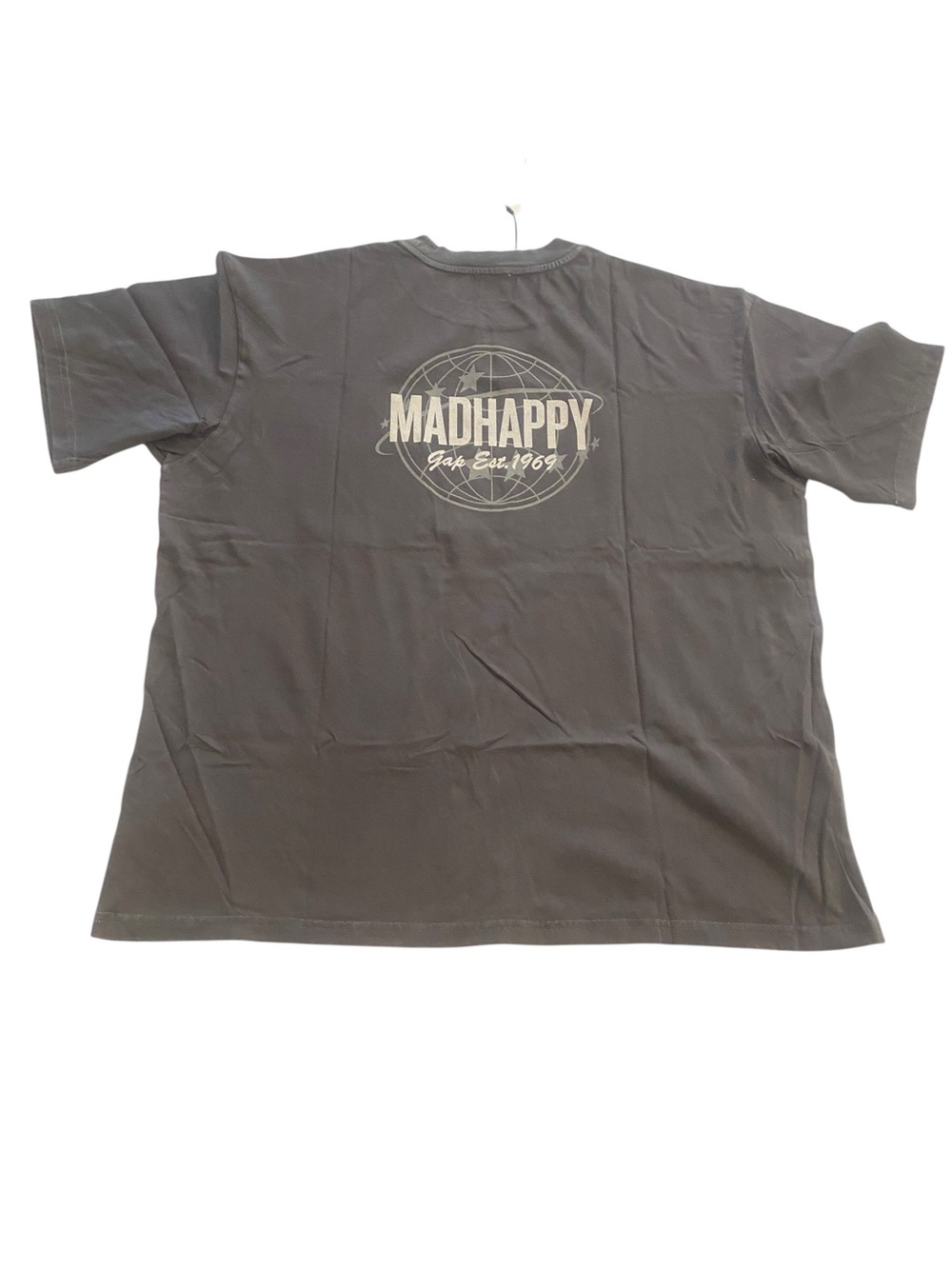Madhappy GAPX Men’s Gray Short Sleeve Tee Shirt New Size Large
